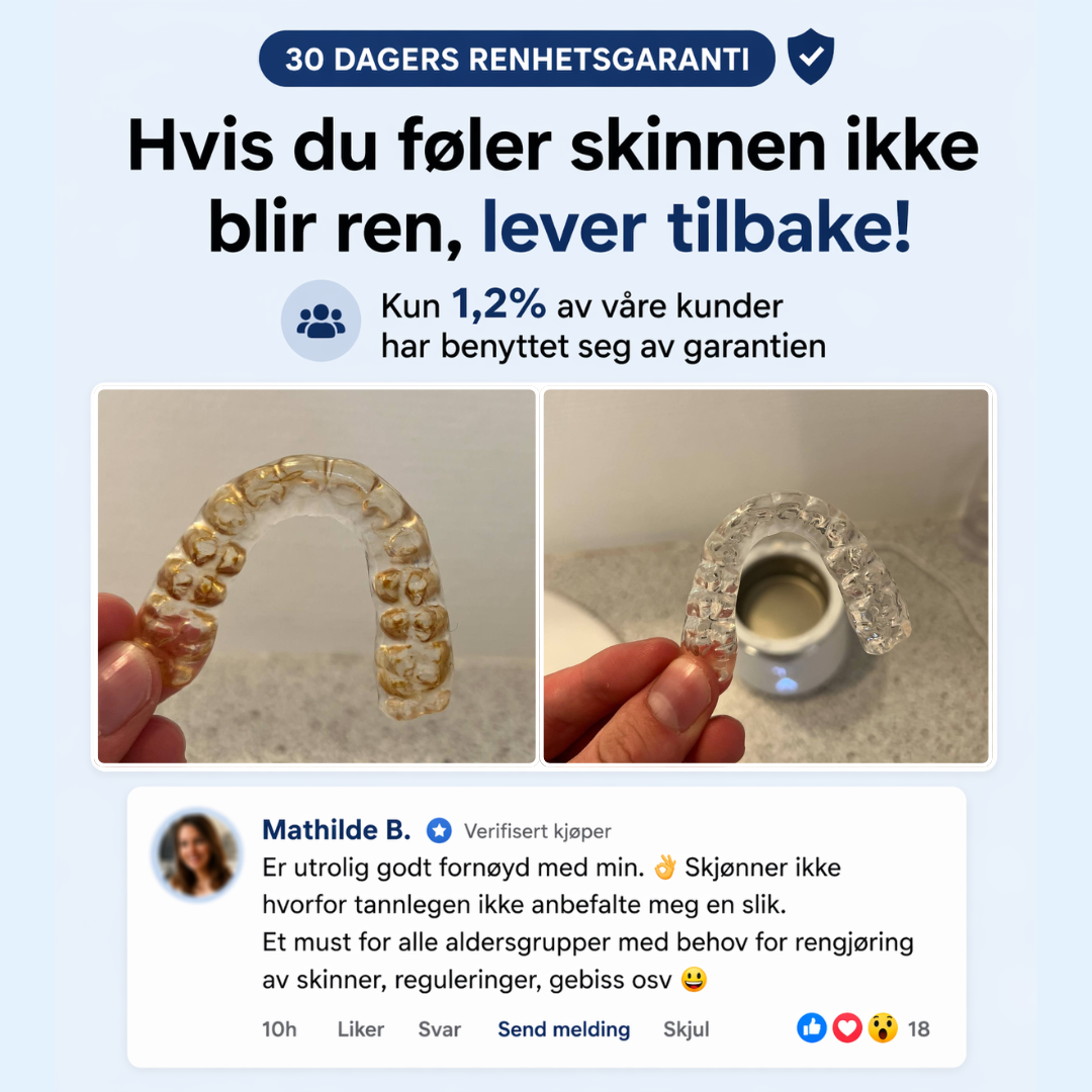 OraPod - Ultraljudsrengöring för tandskenor
