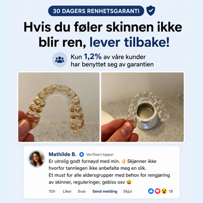 OraPod - Ultraljudsrengöring för tandskenor