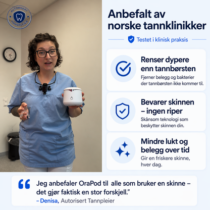 OraPod - Ultraljudsrengöring för tandskenor